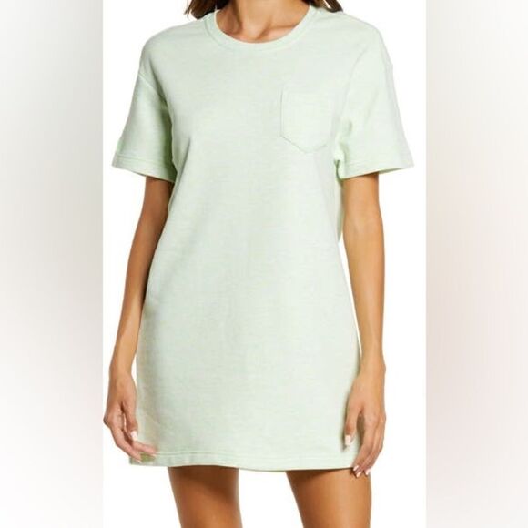 UGG Nadia T-Shirt dress in lime sherbet size large - Picture 3 of 4